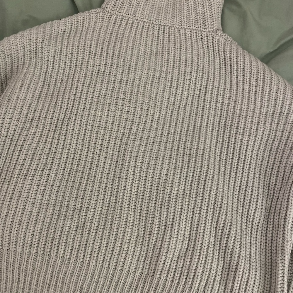Madewell Pointelle Half-Zip Pullover Sweater - Picture 2 of 3